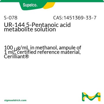 UR-144 5-Pentanoic acid metabolite solution 100&#160;&#956;g/mL in methanol, ampule of 1&#160;mL, certified reference material, Cerilliant&#174;