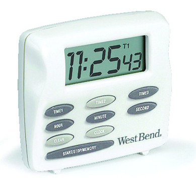 Digital Timer/Clock countdown timer with stopwatch facility