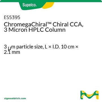 ChromegaChiral&#8482; Chiral CCA, 3 Micron HPLC Column 3&#160;&#956;m particle size, L × I.D. 10&#160;cm × 2.1&#160;mm