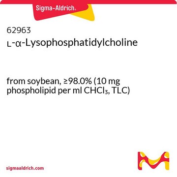 L-&#945;-溶血磷脂酰胆碱 from soybean, &#8805;98.0% (10 mg phospholipid per ml CHCl3, TLC)