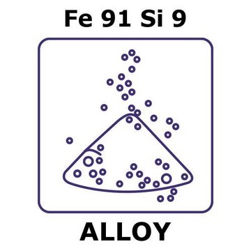 铁/硅 powder, Fe 91%/Si 9%, mean particle size 10 micron, weight 100&#160;g, condition gas atomized