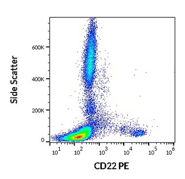 Monoclonal Anti-CD22 PE produced in mouse