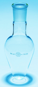 Quickfit&#174; pear-shaped flasks capacity 10&#160;mL, joint: ST/NS 14/23