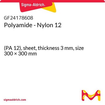 Polyamide - Nylon 12 (PA 12), sheet, thickness 3&#160;mm, size 300 × 300&#160;mm