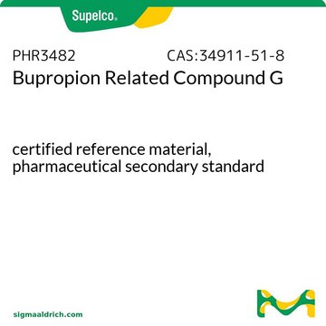 Bupropion Related Compound G certified reference material, pharmaceutical secondary standard