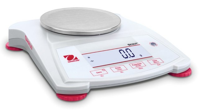 Ohaus&#174; Scout&#174; Portable Balance Model SPX421, weighing capacity 420&#160;g, resolution: 0.1&#160;g, AC/DC input 110 V, US 3-pin plug (North America)