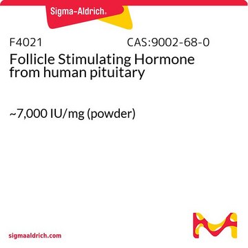 Follicle Stimulating Hormone from human pituitary ~7,000&#160;IU/mg (powder)