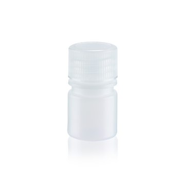 Wheaton&#174; Leak Resistant Bottle capacity 8&#160;mL, high-density polyethylene bottle, natural bottle, narrow-mouth bottle, bottle diam. × H 25&#160;mm × 43&#160;mm, 20-410