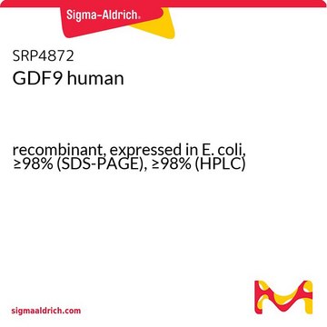 GDF9 human recombinant, expressed in E. coli, &#8805;98% (SDS-PAGE), &#8805;98% (HPLC)