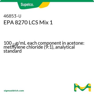 EPA 8270 LCS 混标 1 100&#160;&#956;g/mL each component in acetone: methylene chloride (9:1), analytical standard