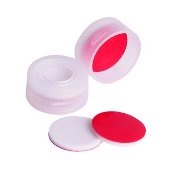 Wheaton&#174; Microliter Snap Caps With Septa natural PTFE/silicone cap