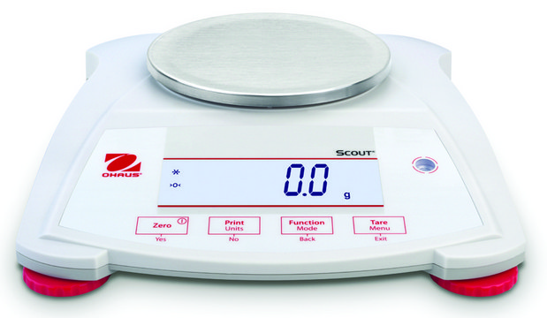 Ohaus&#174; Scout&#174; SPX Balance Model SPX222, weighing capacity 220&#160;g, resolution: 0.01&#160;g