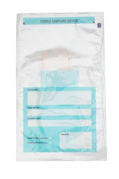 eMcollect Cloth swab Diluent: Buffered peptone water at 10% neutralizing agent in twirl sampling bag, Calibrated dose: 10 mL, bag of 25 × 12 (Zip bags)