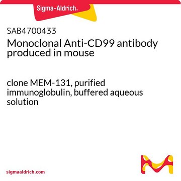 Monoclonal Anti-CD99 antibody produced in mouse clone MEM-131, purified immunoglobulin, buffered aqueous solution