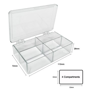 MTC&#8482; Bio MultiBox&#8482; for Western Blotting 4 compartments, L × W × D 32&#160;mm (11/4&#160;in.) × 52&#160;mm (2 5/16&#160;in.) × 28&#160;mm (1 1/8&#160;in.), for various gels