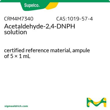 Acetaldehyde-2,4-DNPH solution certified reference material, ampule of 5 × 1&#160;mL