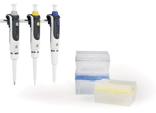 BRAND&#174; Transferpette&#174; S Pipette Package volume × volume × volume (0.1-2.5&#160;&#956;L) (0.5-10&#160;&#956;L) (2-20&#160;&#956;L), volume × volume (20-200&#160;&#956;L) (100-1000&#160;&#956;L), single-channel, adjustable volume, mechanical, benchtop rack for 6 pipettes