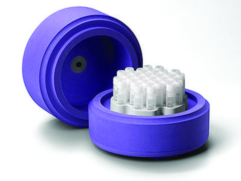 Corning&#174; CoolCell&#8482; FTS30 freezing container, (30 x 1 mL or 2 mL cryogenic vials), purple