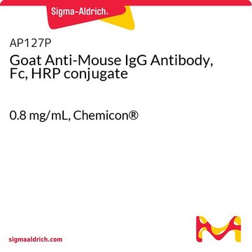 山羊抗小鼠IgG抗体，Fc，HRP偶联 0.8&#160;mg/mL, Chemicon&#174;