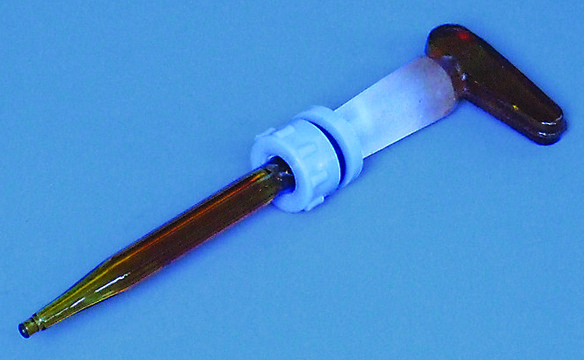 BRAND&#174; burette lateral stopcock for burette capacity 25+50 mL, PTFE key