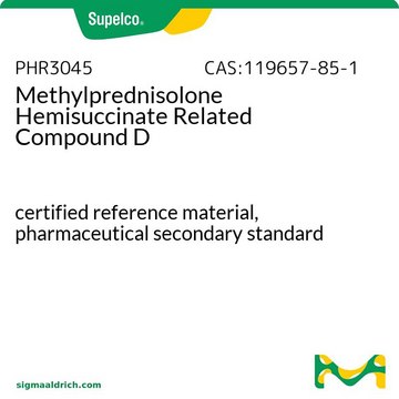 Methylprednisolone Hemisuccinate Related Compound D certified reference material, pharmaceutical secondary standard