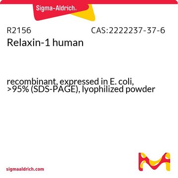 Relaxin-1 human recombinant, expressed in E. coli, &gt;95% (SDS-PAGE), lyophilized powder