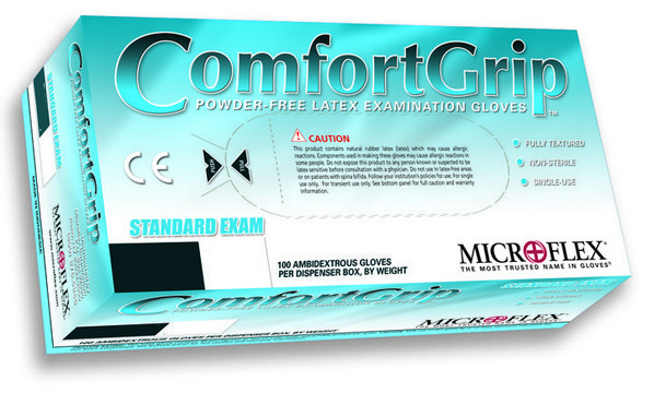 Microflex&#174; ComfortGrip powder-free latex gloves size XL