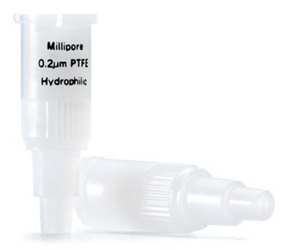 Millex&#8482; hydrophilic PTFE syringe filter pore size 0.45&#160;&#956;m, diam. 4&#160;mm, non-sterile