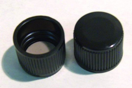 KIMBLE&#174; Solid Cap black phenolic cap (with PTFE Liner), cap for 15-415