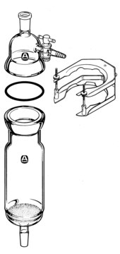 Aldrich&#174; large capacity fritted filter funnel capacity 2&#160;L, joint: ST/NS 29/32