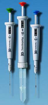 BRAND&#174; Transferpettor positive displacement pipette, digital volume volume 200-1000&#160;&#956;L, accuracy: 0.5%, precision: 0.2%