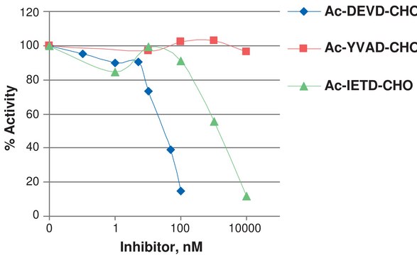 Caspase 3 human &#8805;85% (SDS-PAGE), recombinant, expressed in E. coli (C-terminal histidine-tagged), buffered aqueous glycerol solution, &#8805;1.0&#160;units/mg protein