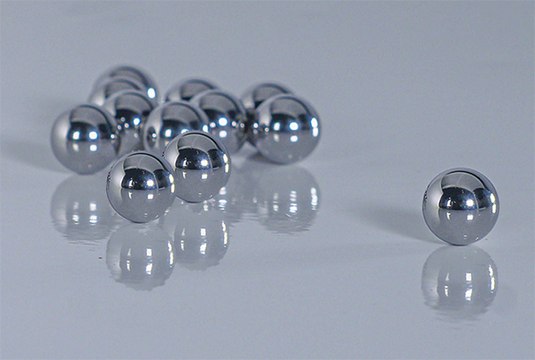 Benchmark Stainless Steel Bulk Beads bead diam. 9.5&#160;mm