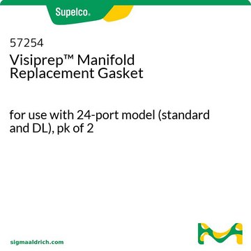 Visiprep&#8482; 固相萃取装置盖垫备件 for use with 24-port model (standard and DL), pk of 2