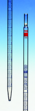 Hirschmann&#174; graduated pipette, Class AS capacity 2&#160;mL , 0.01 mL accuracy