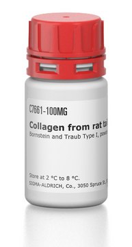 Collagen from rat tail Bornstein and Traub Type I, powder, BioReagent, suitable for cell culture