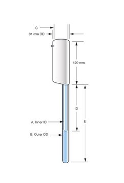 Wilmad&#174; 50 ml Suprasil&#174; Small Volume Liquid Nitrogen Dewar offset for Bruker&#174;, pack of 1