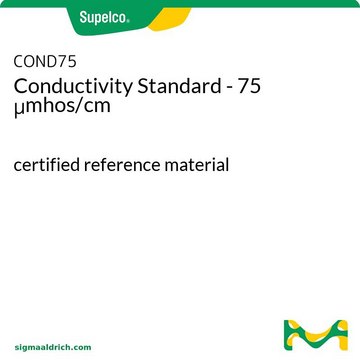 Conductivity Standard - 75 &#956;mhos/cm certified reference material