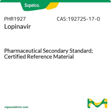 洛匹那韦 Pharmaceutical Secondary Standard; Certified Reference Material