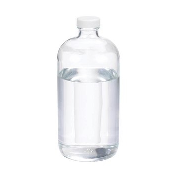 Wheaton narrow mouth bottles with caps capacity 32 oz (1,000 mL), clear, white polypropylene cap, PTFE flat liner