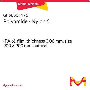 Polyamide - Nylon 6 (PA 6), film, thickness 0.06&#160;mm, size 900 × 900&#160;mm, natural