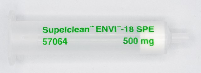 Supelclean&#8482; ENVI&#8482;-18 SPE Tube bed wt. 500&#160;mg, volume 6&#160;mL, pkg of 30&#160;ea