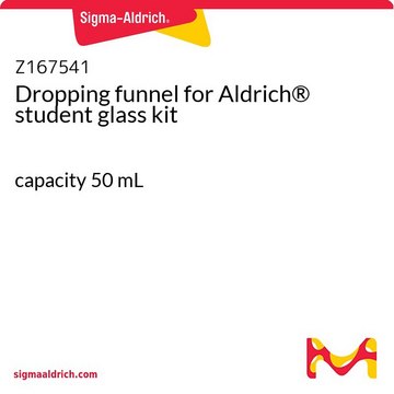 Dropping funnel for Aldrich&#174; student glass kit capacity 50&#160;mL