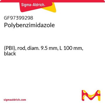 Polybenzimidazole (PBI), rod, diam. 9.5&#160;mm, L 100&#160;mm, black