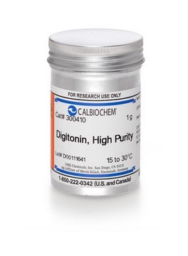 Digitonin, High Purity CAS 11024-24-1 is a non-ionic detergent commonly used to solubilize membrane-bound proteins.