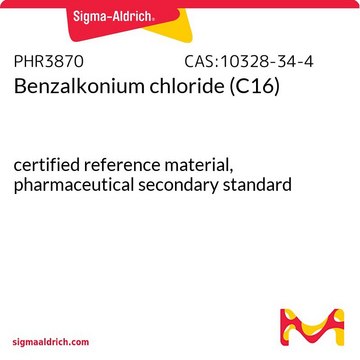 Benzalkonium chloride (C16) certified reference material, pharmaceutical secondary standard