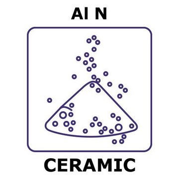 氮化铝 powder, mean particle size (fsss) 1.4 micron, weight 20&#160;g, purity 99.5+%