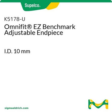 Omnifit&#174; EZ Benchmark Adjustable Endpiece I.D. 10&#160;mm