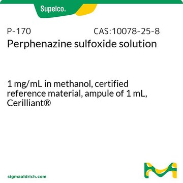 Perphenazine sulfoxide solution 1&#160;mg/mL in methanol, certified reference material, ampule of 1&#160;mL, Cerilliant&#174;