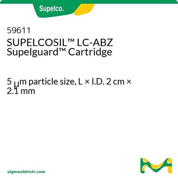 SUPELCOSIL&#8482; LC-ABZ Supelguard&#8482; Cartridge 5&#160;&#956;m particle size, L × I.D. 2&#160;cm × 2.1&#160;mm